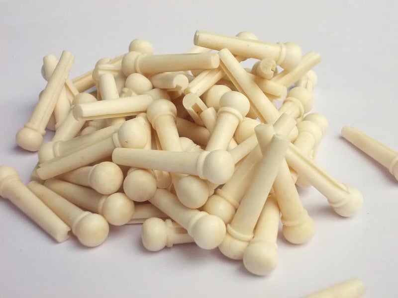 Musical String Guitar Bridge pin Real Bone for Acoustic Classical 1 set 6 pcs - Image 5